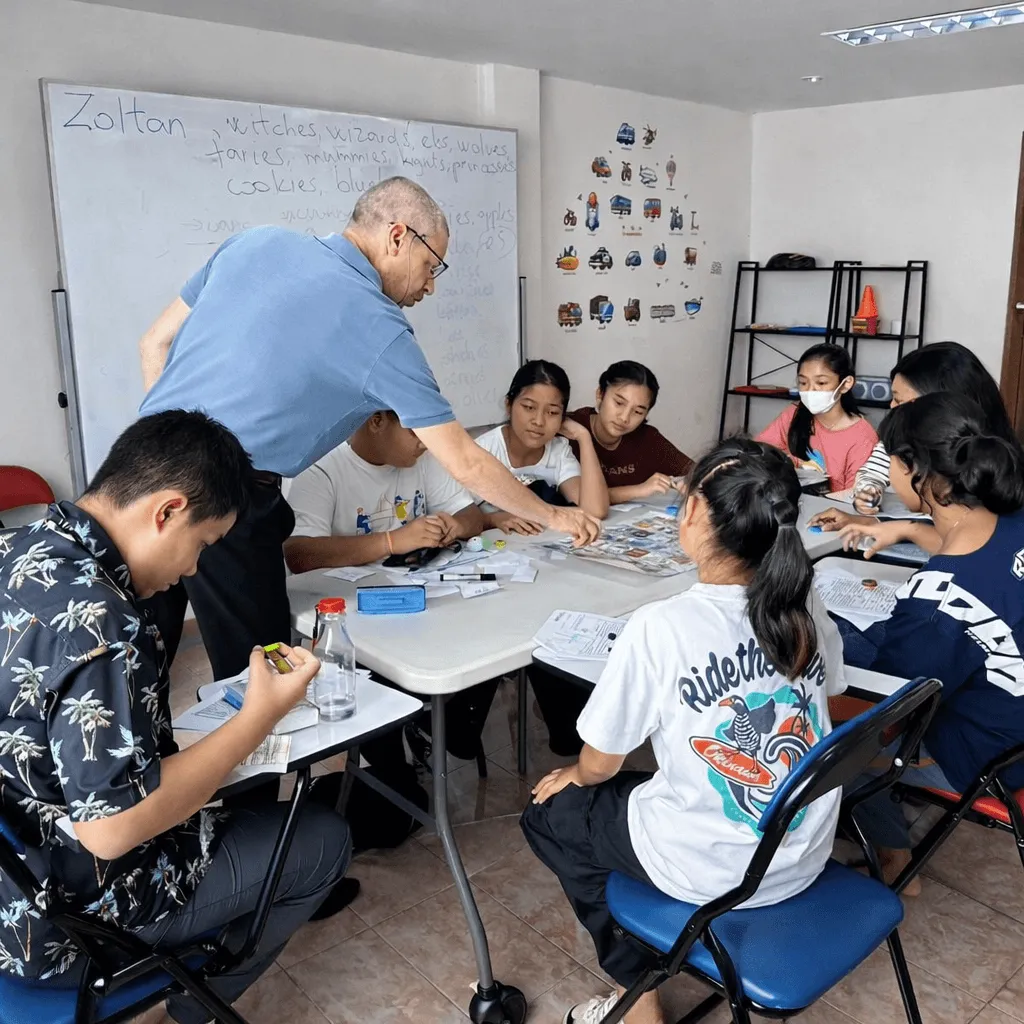 เด็กกล้าพูดภาษาอังกฤษ บรรยากาศห้องเรียน UpskillEnglish